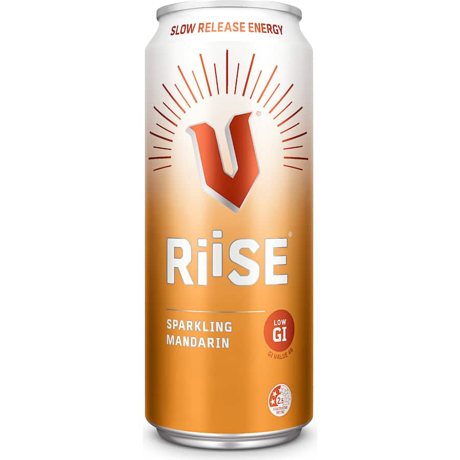 V Riise Energy Drink Mandarin Single can 330mL