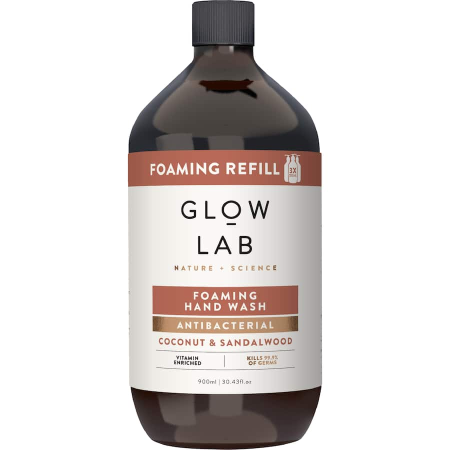 Glow Lab Foam Hand Wash Refill Coconut & Sandalwood 900mL
