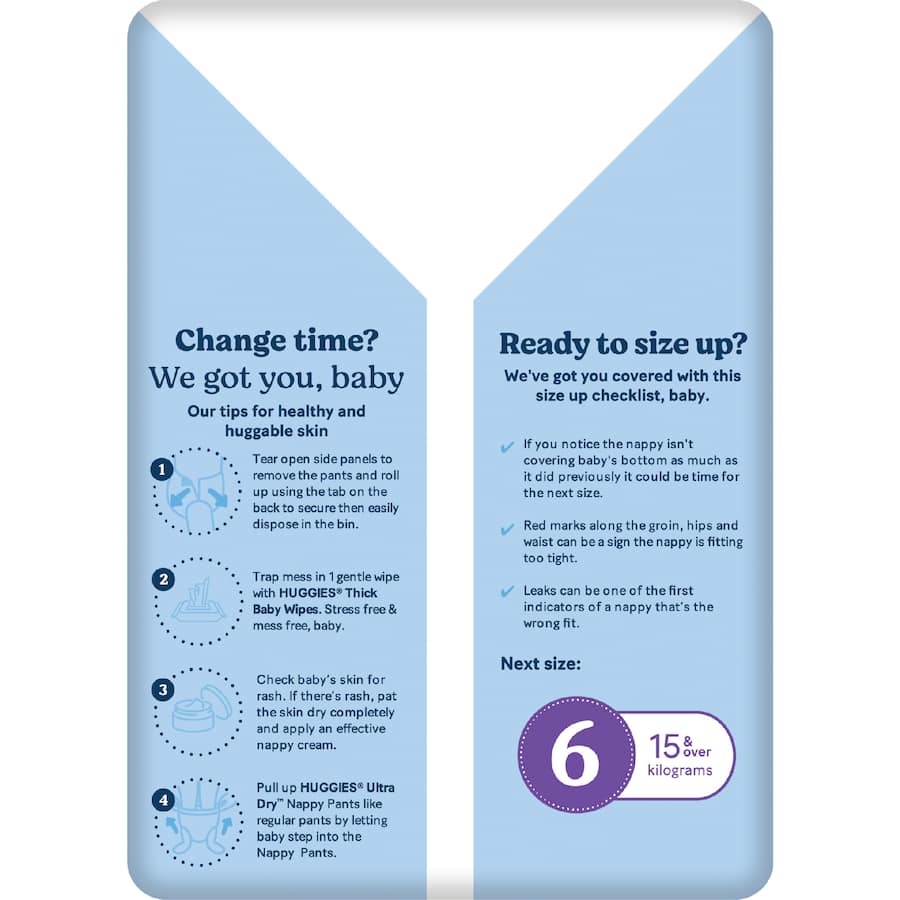 Huggies Ultra Dry Nappy Pants Walker Boys 12-17kg Size 5 13pack