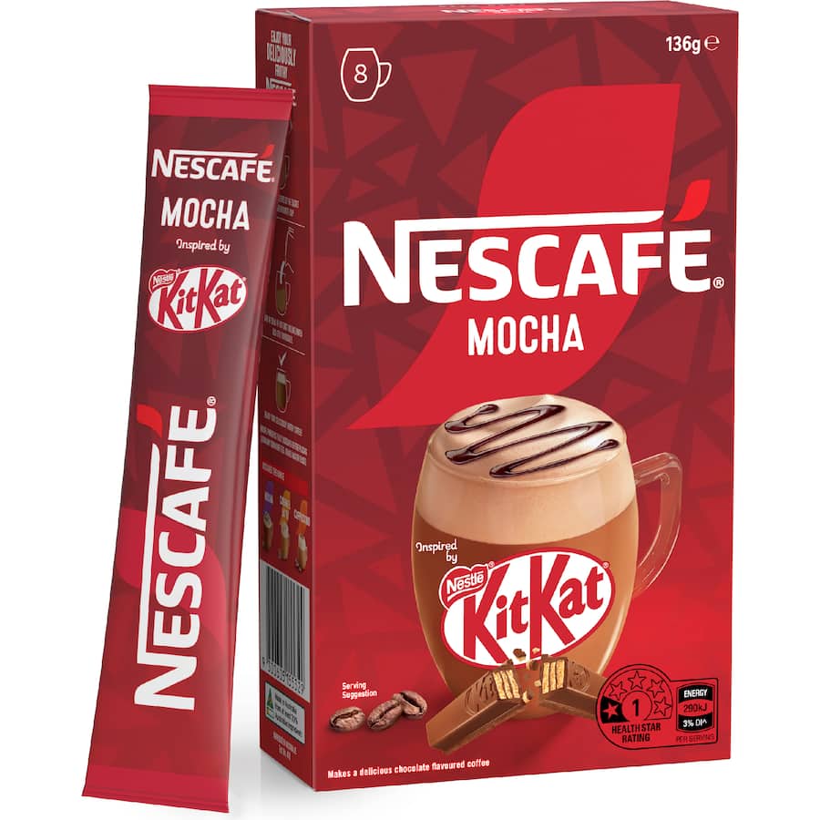 Nescafé Coffee Sachets Kit Kat Mocha 8pack 136g