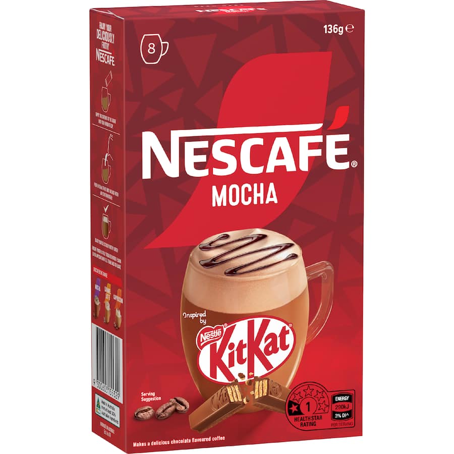 Nescafé Coffee Sachets Kit Kat Mocha 8pack 136g
