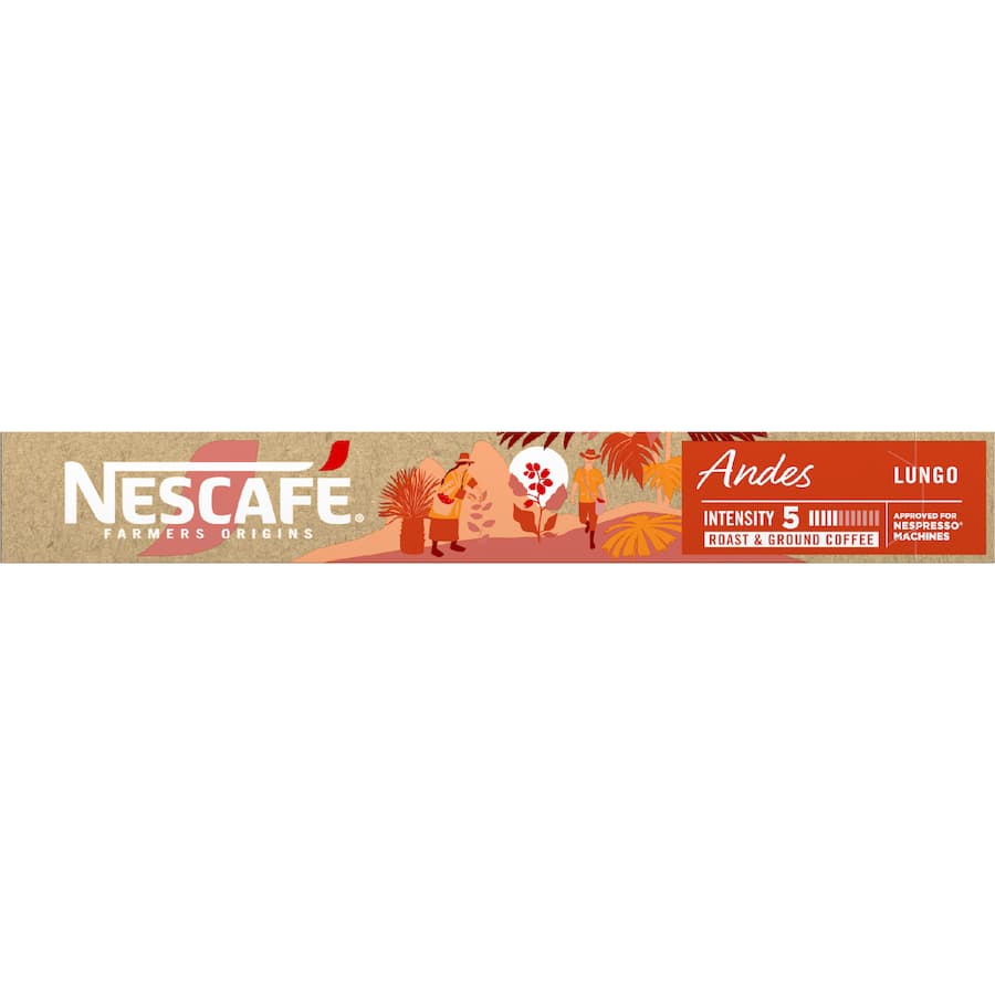 Nescafé Farmers Origins Coffee Pods Andes Lungo 10pack