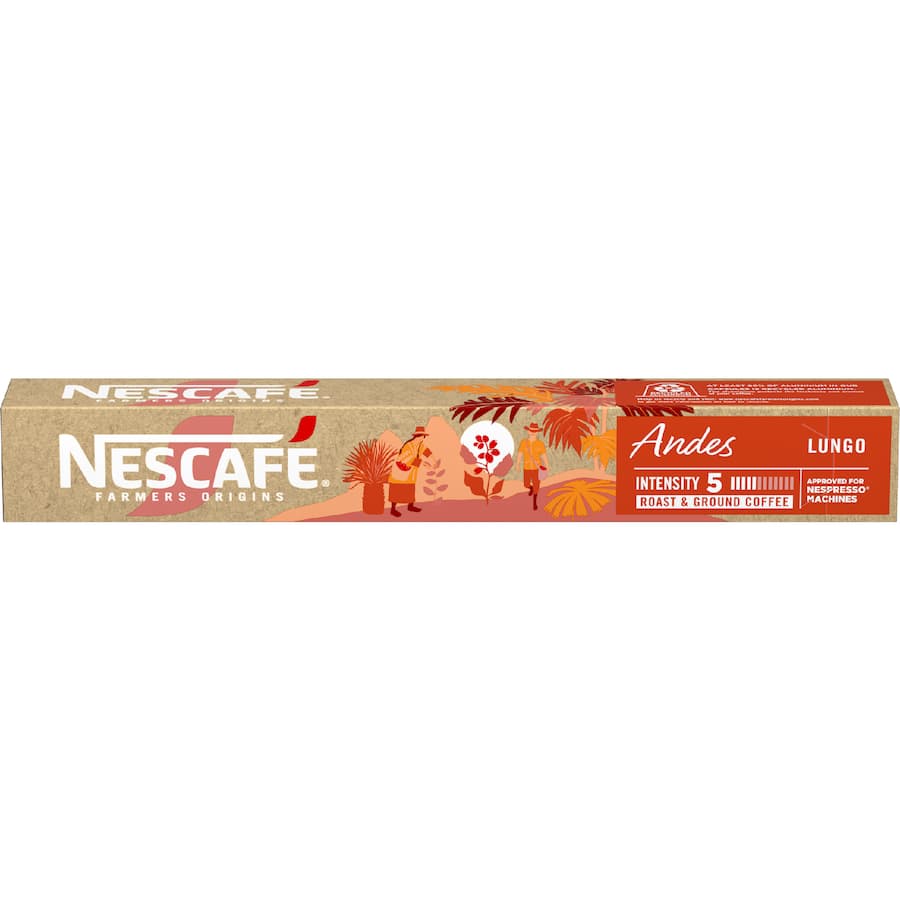 Nescafé Farmers Origins Coffee Pods Andes Lungo 10pack