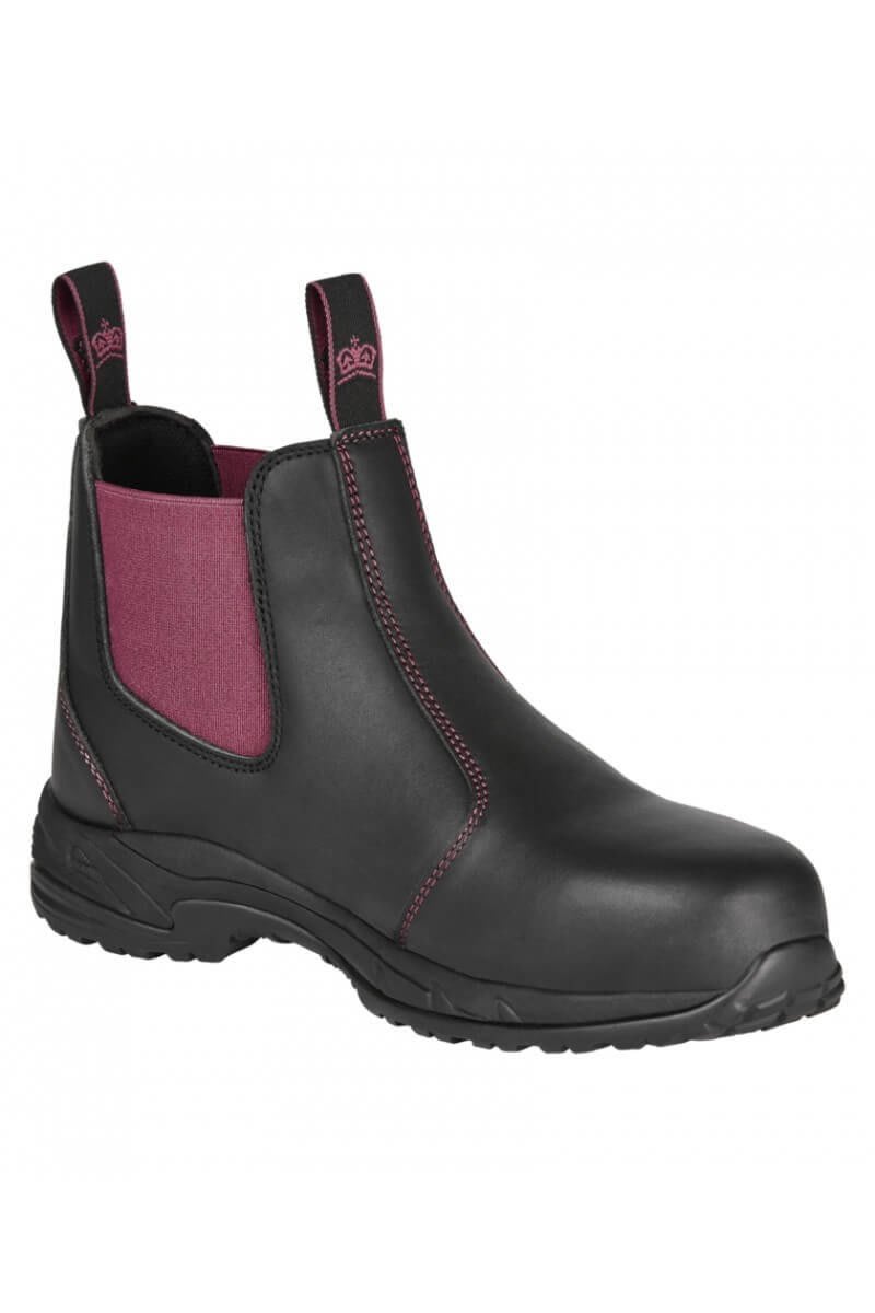 KingGee, Women's Tradie Slip on Boot, K27390 - Black (Size: 11)