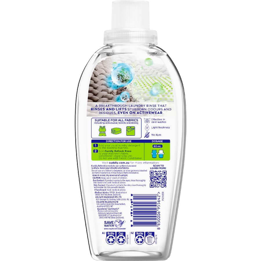 Cuddly Fabric Rinse Active Fresh 850mL