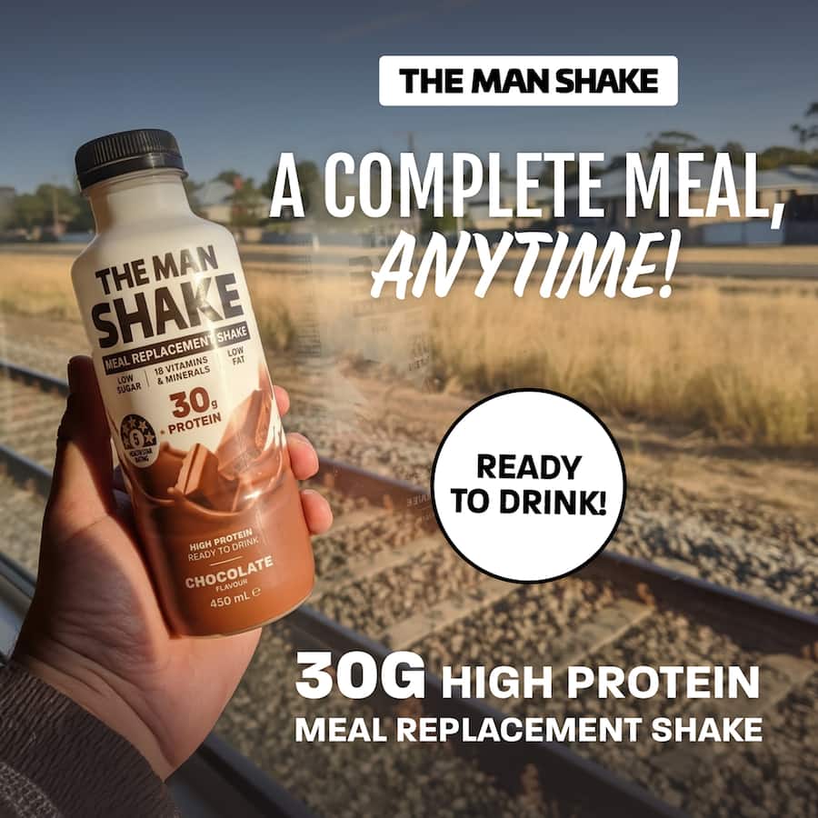 The Man Shake Meal Replacement High Protein Chocolate 450mL
