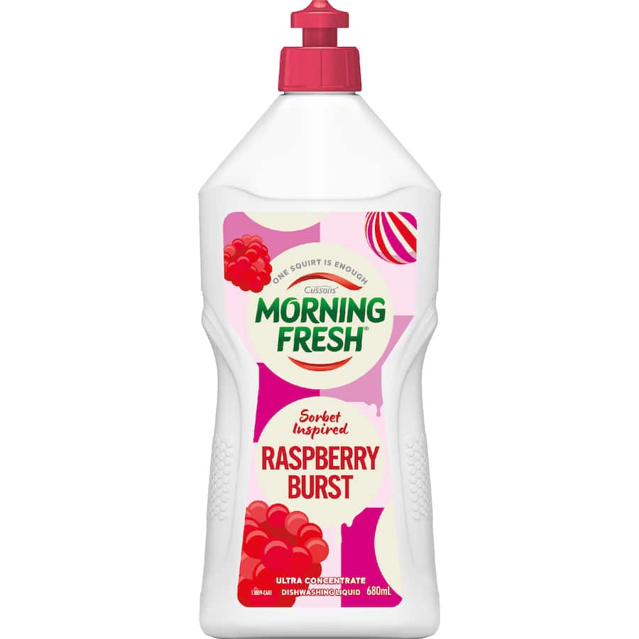 Morning Fresh Dishwash Liquid Raspberry Burst 680mL