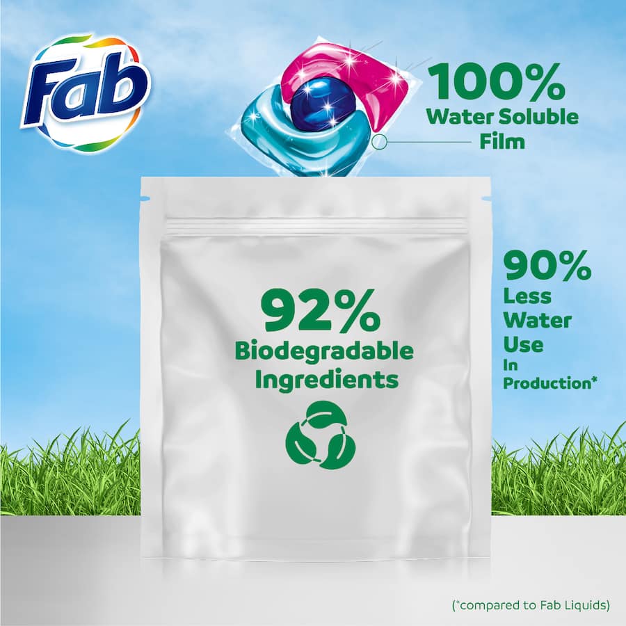 Fab Laundry Capsules Spice Desire 30pack