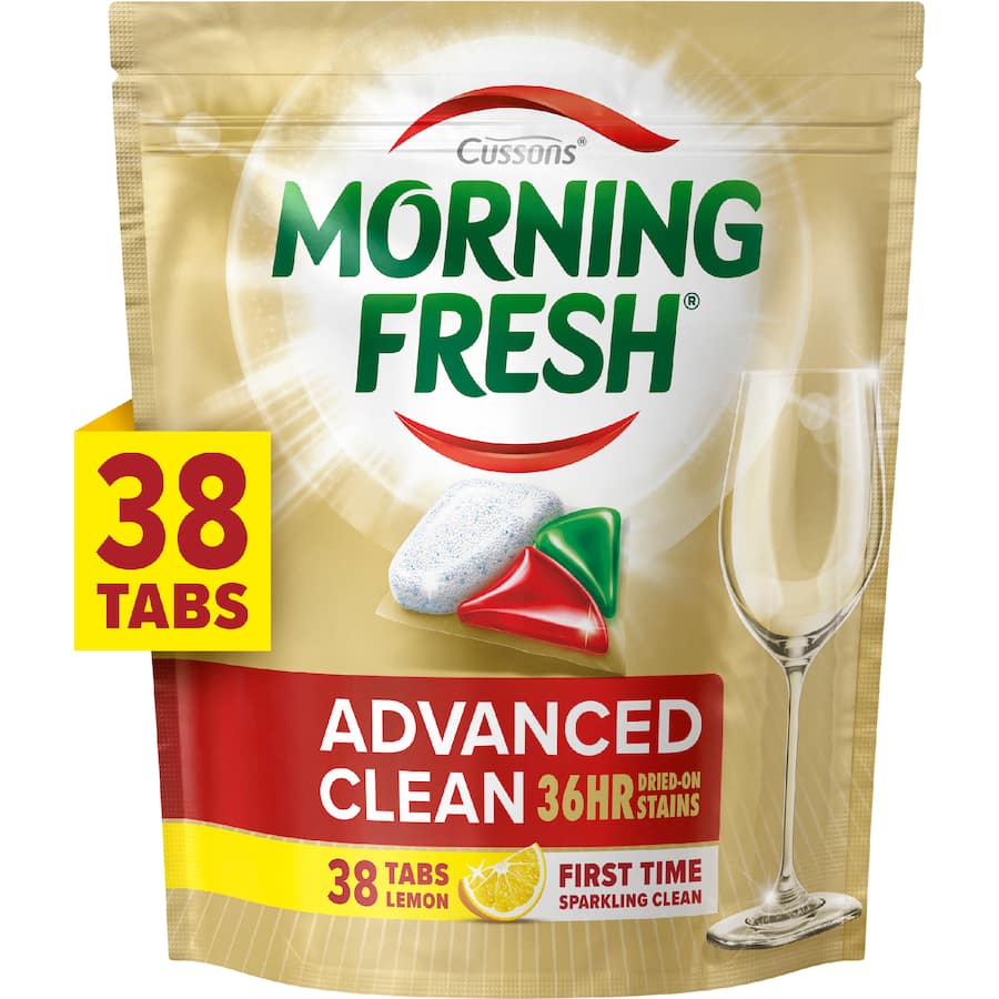 Morning Fresh Advanced Clean Dishwasher Tablets Lemon 38pack