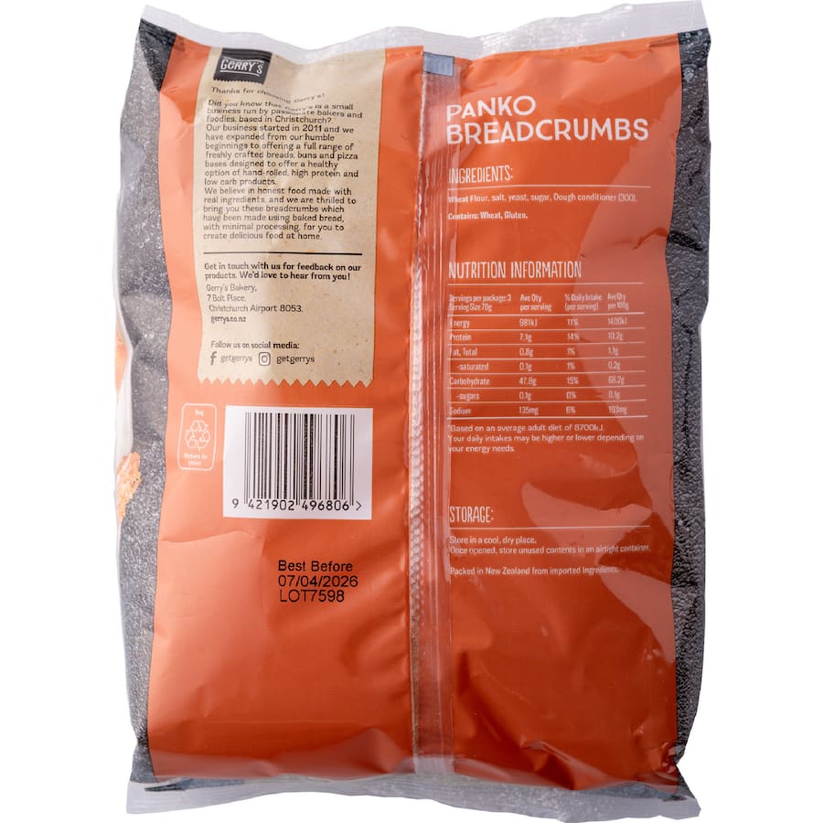Gerry's Bread Crumbs Panko 220g