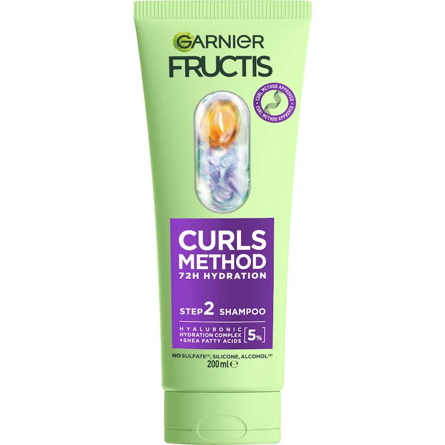 Garnier Fructis Shampoo Curls Method 72h Hydration 200mL