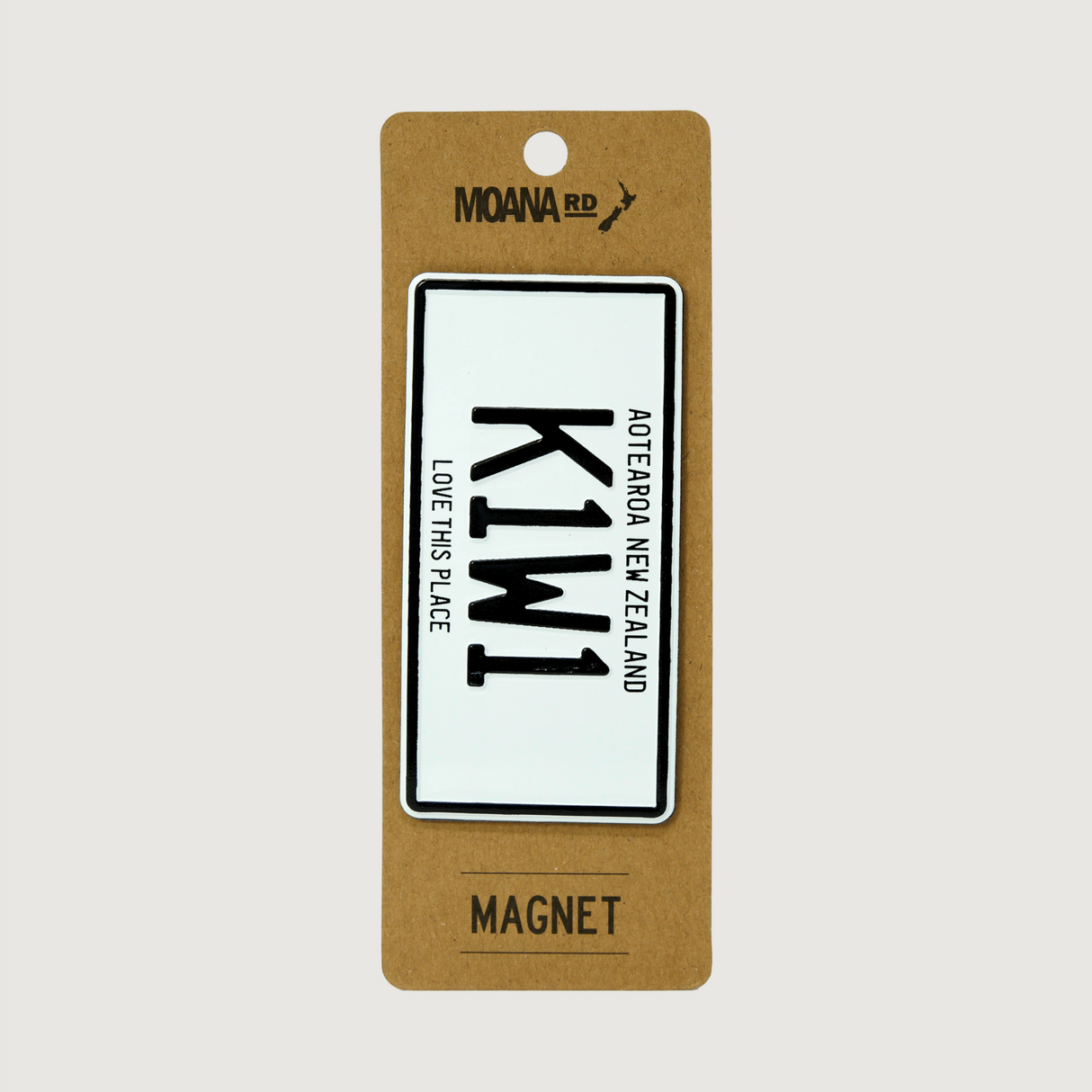 Moana Road - Number Plate Magnets - Kiwi - Pack of 6