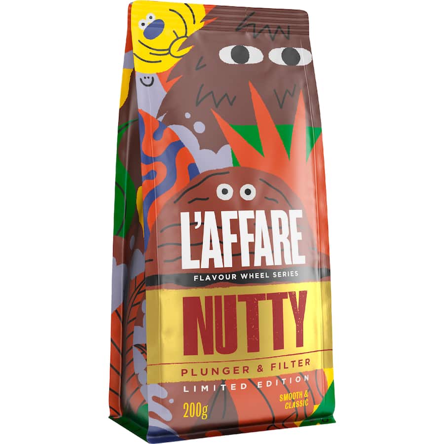 L'affare Plunger Grind Coffee Nutty 200g