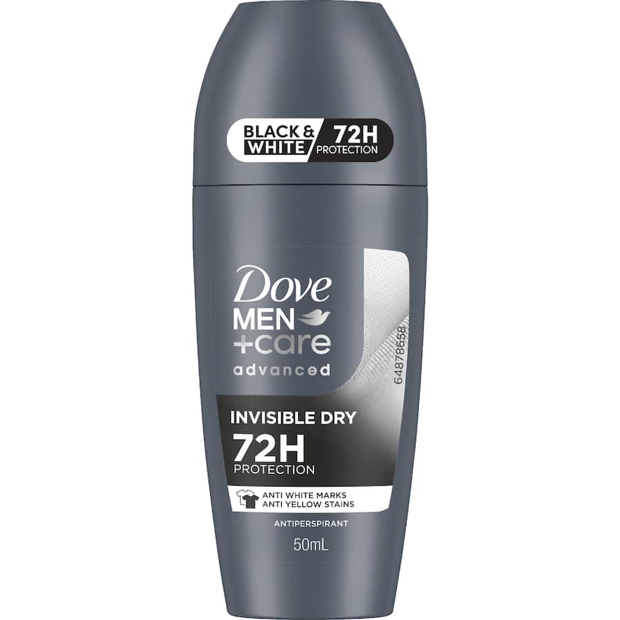 Dove Men Deodorant Roll On Invisible Dry Advanced Care 50mL