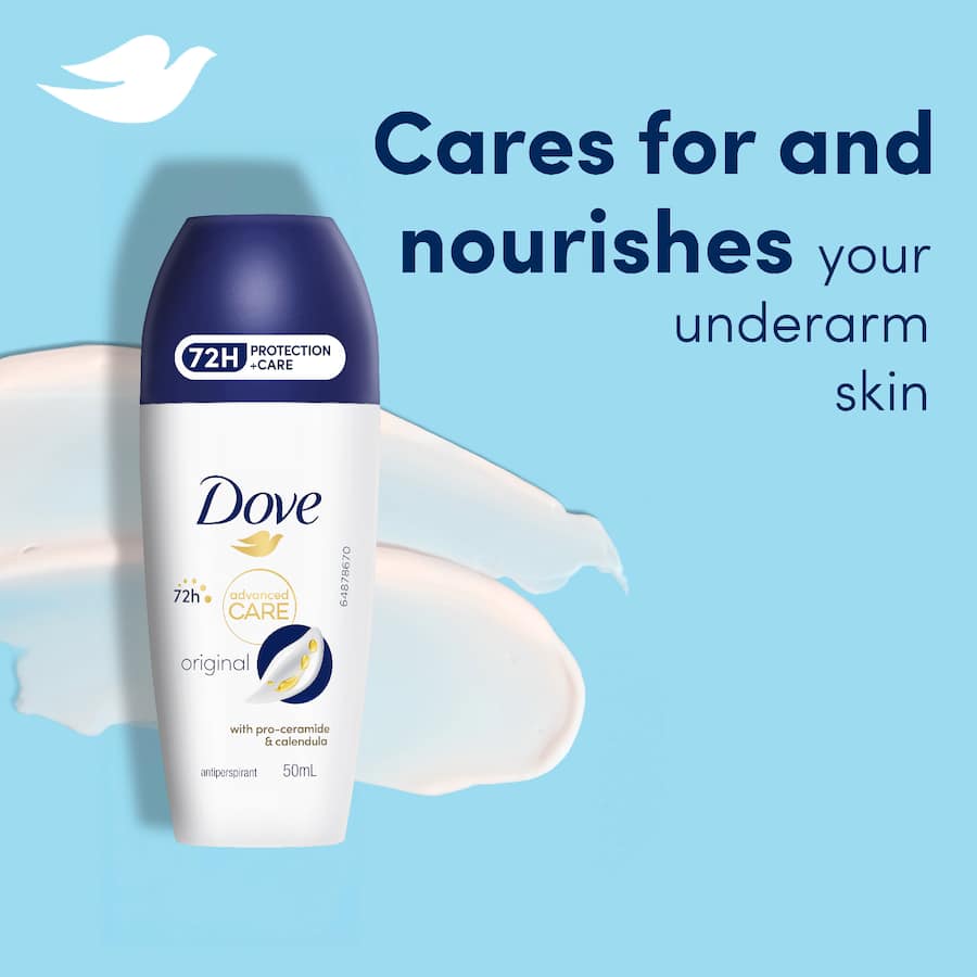 Dove Women Deodorant Roll-on Advanced Care Original 50mL
