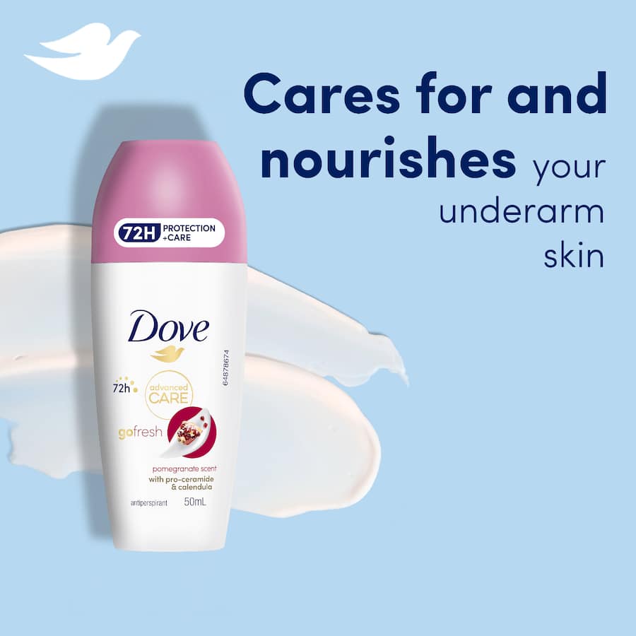 Dove Women Advanced Care Deodorant Roll On Pomegranate 50mL