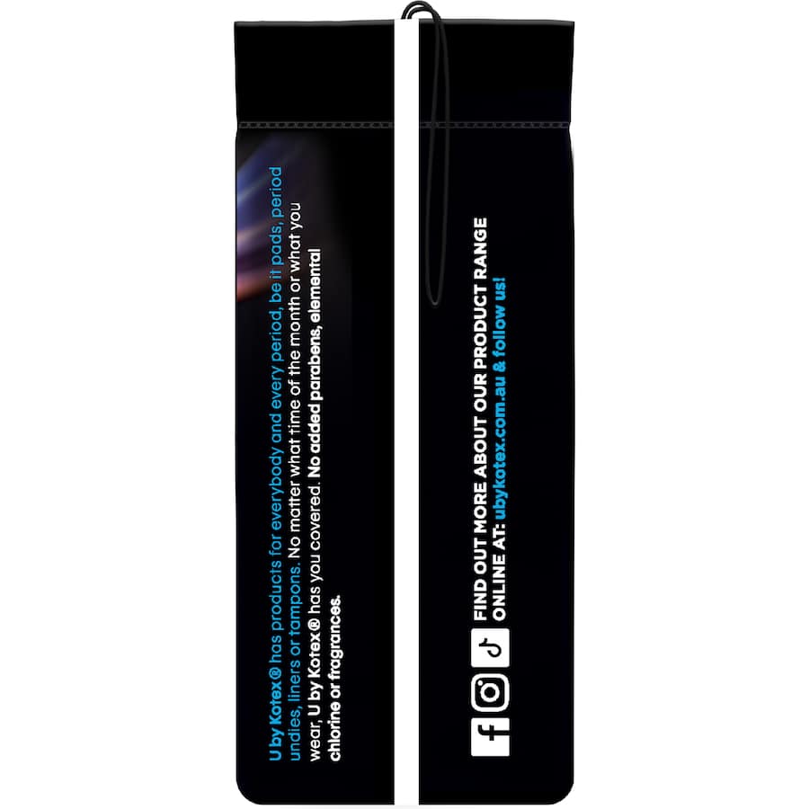 U By Kotex Pads Zero Regular With Wings 12 pack