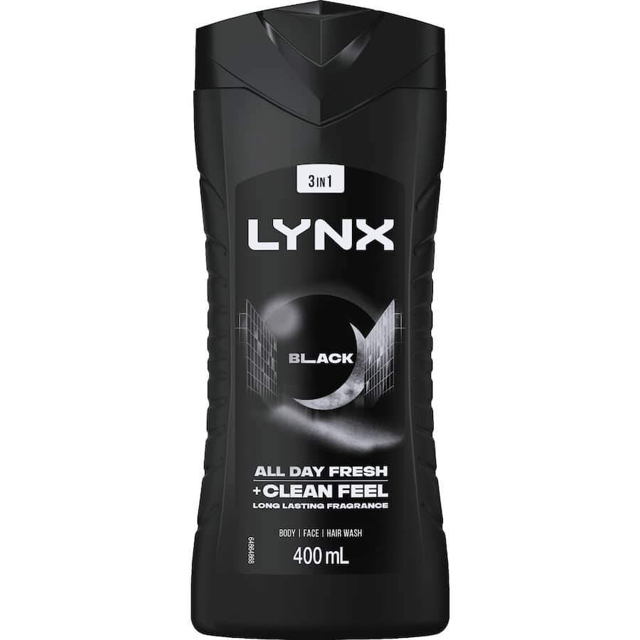 Lynx Body Wash Black 400mL