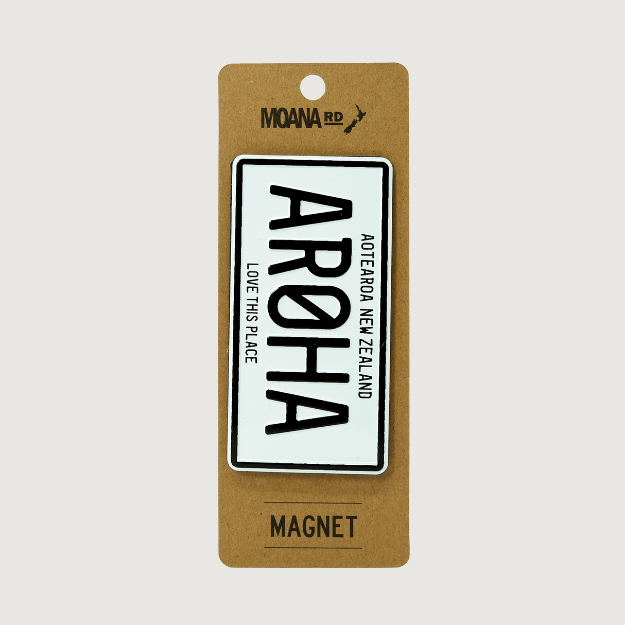 Moana Road - Number Plate Magnets - Aroha - Pack of 6