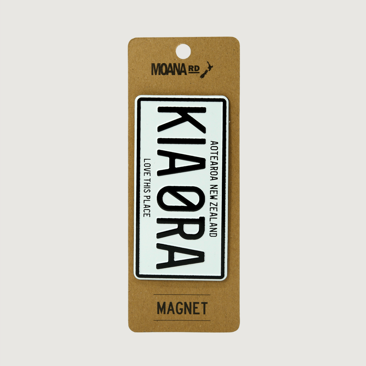 Moana Road - Number Plate Magnets - Kia Ora - Pack of 6