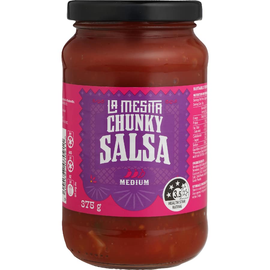 La Mesita Salsa Chunky Medium 375g
