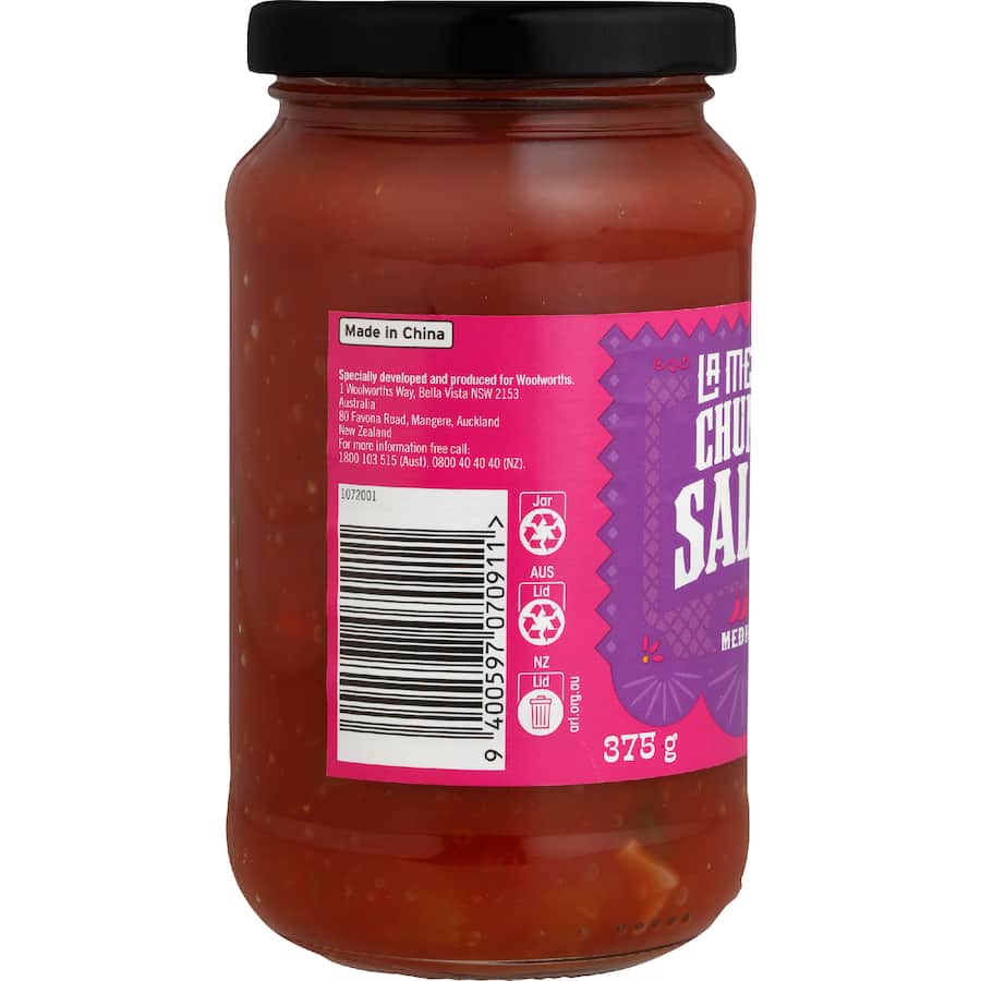 La Mesita Salsa Chunky Medium 375g