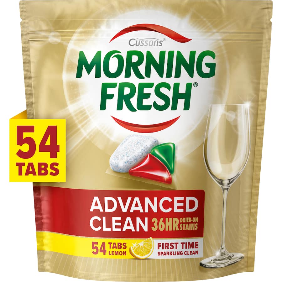 Morning Fresh Advanced Clean Dishwasher Tablets Lemon 54pack
