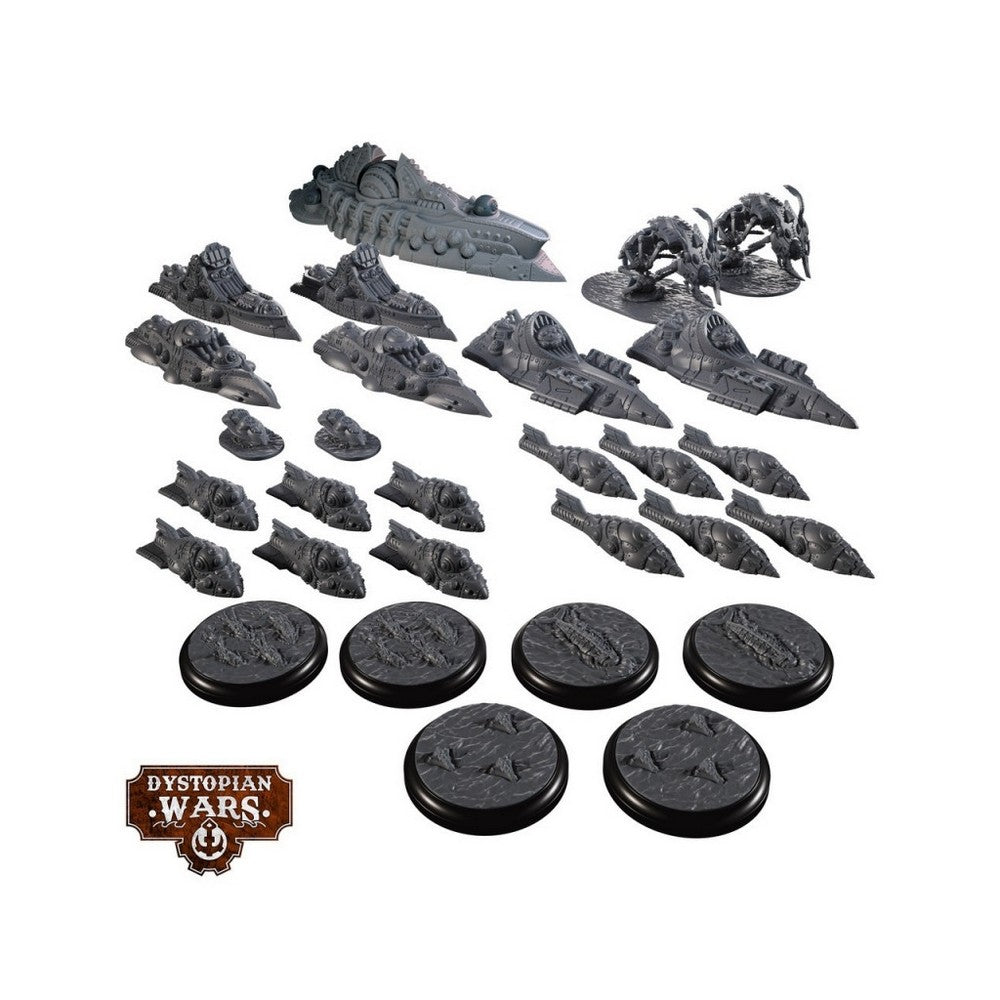 Dystopian Wars - Archimedes Battlefleet Set