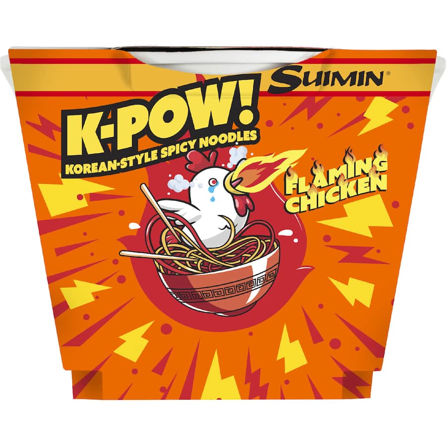 Suimin K-pow Noodles Flaming Chicken - 105g