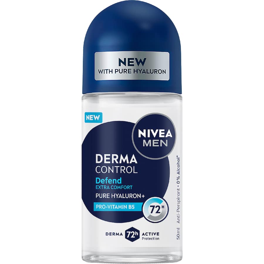 Nivea Men Deodorant Roll On 72hr Derma Control Defend 50mL