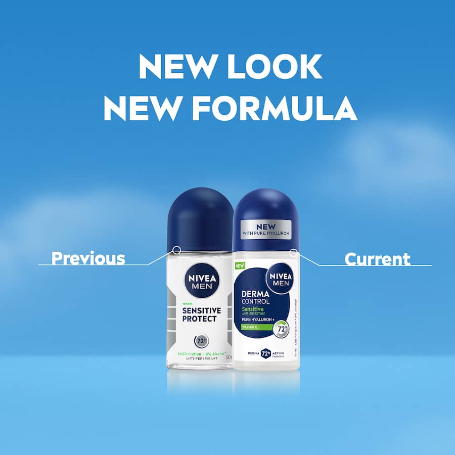 Nivea Men Deodorant 72hr Derma Control Sensitive 50mL
