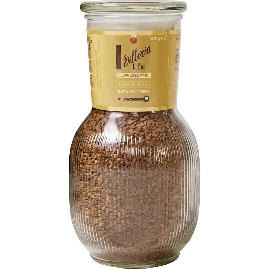 Vittoria Instant Coffee Espresso Freeze Dried 300g