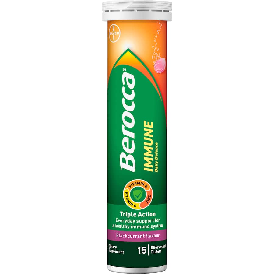 Berocca Immune Daily Defence Blackcurrant 15pack