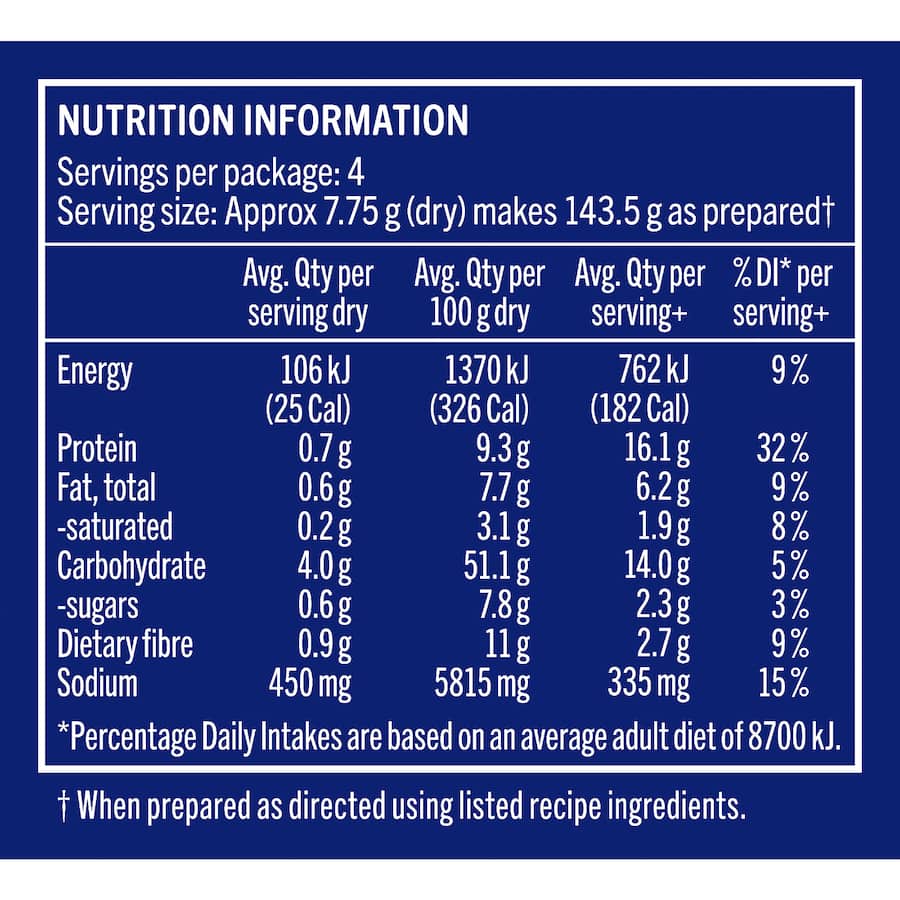 Continental Recipe Base Chicken Kebab Sachet 31g
