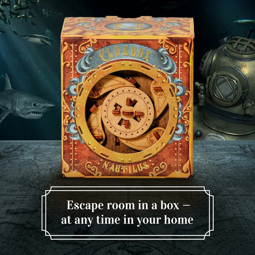 Escape Room in a Box - Cluebox Captain Nemo`s Nautilus