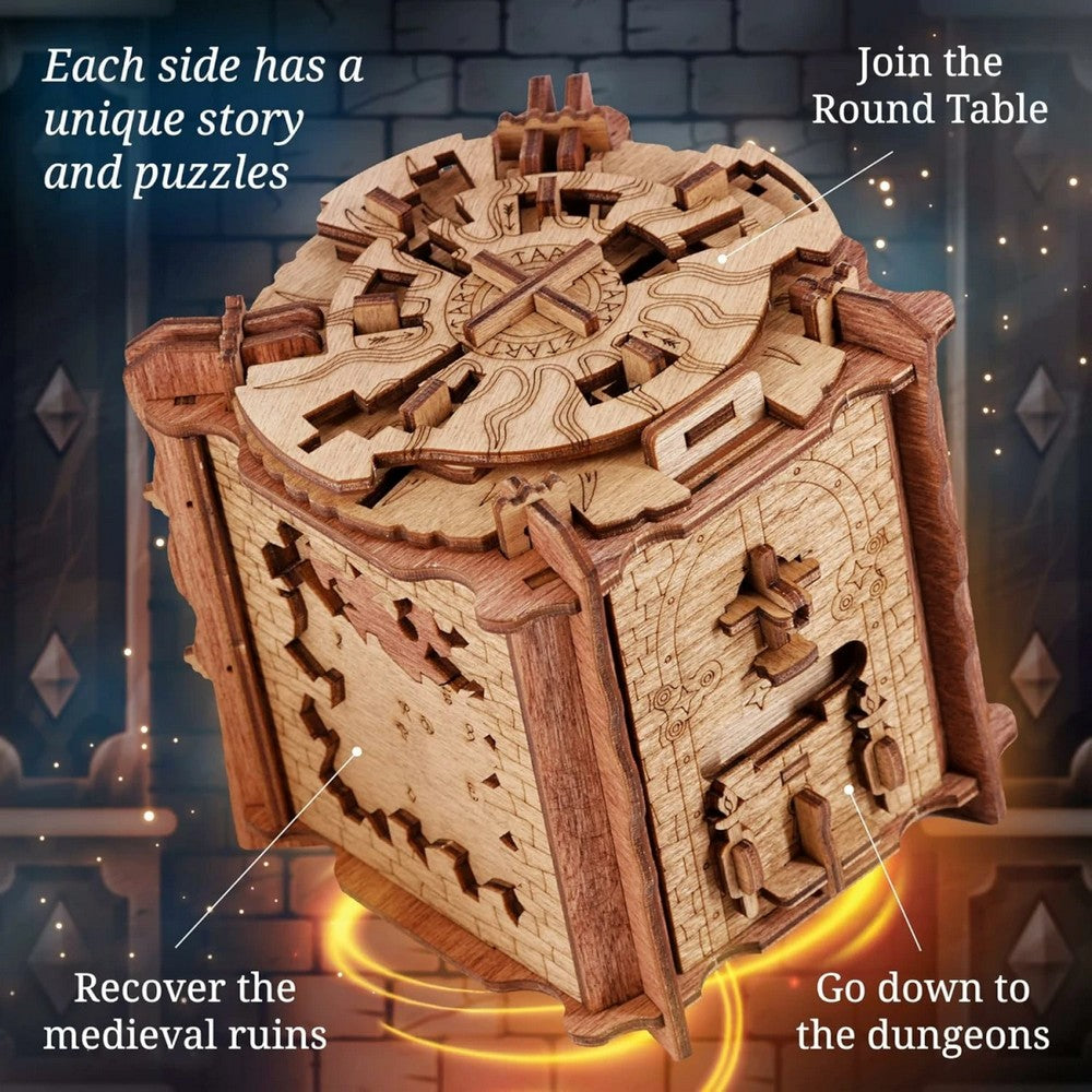 Escape Room in a Box - Cluebox The Trial of Camelot - Gaming Accessory