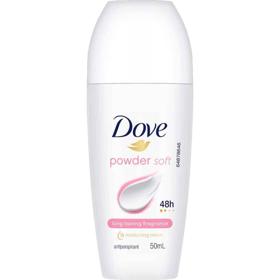 Dove Women Deodorant Roll On Powder 48hr 50mL