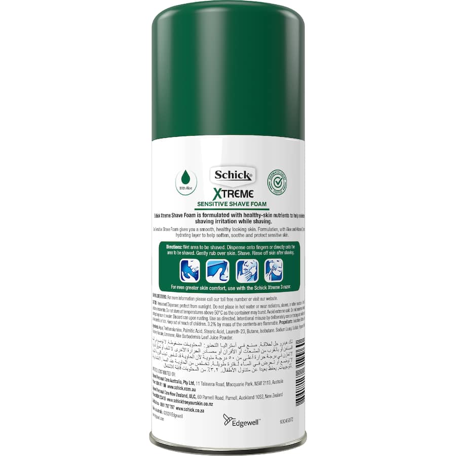 Schick Shave Foam Xtreme Sensitive 250g