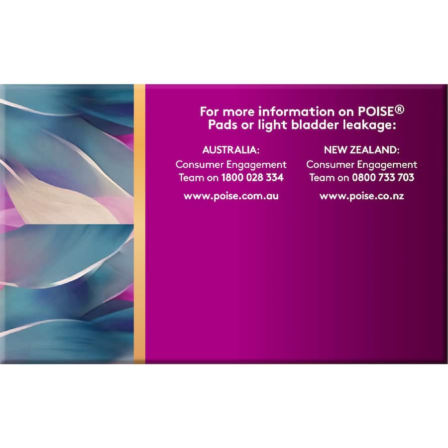 Poise Live Free Pads Ultrathin Super - 12pack
