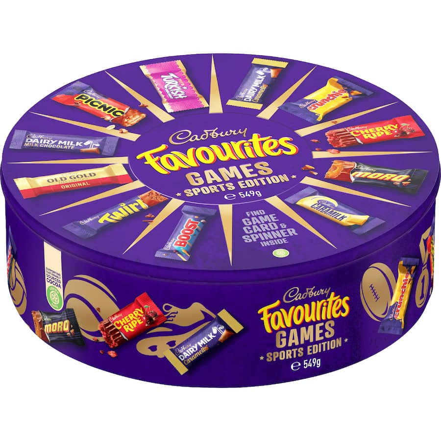 Cadbury Chocolate Favourites Game Tin 549g