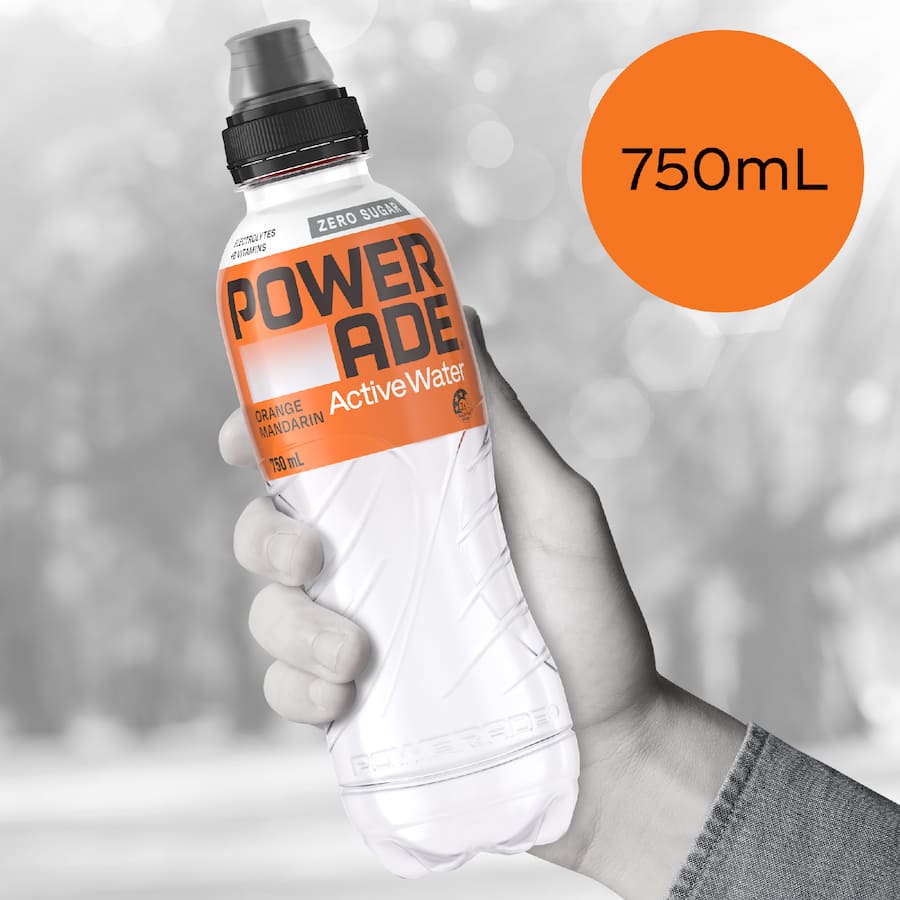 Powerade Active Water Orange Mandarin 750mL