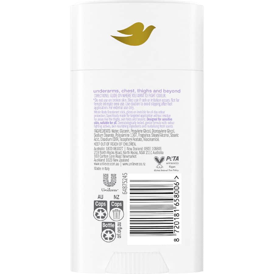Dove Women All Over Deodorant Stick Lavender Camomile 81g