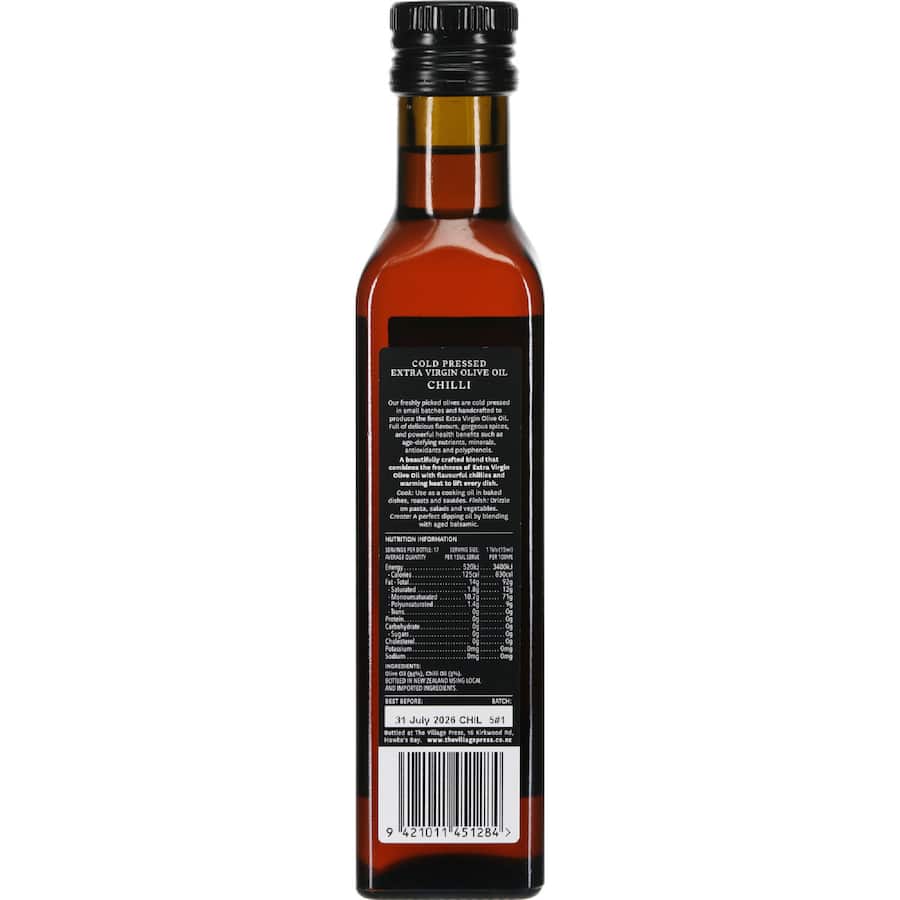 The Village Press Olive Oil Infused Chilli 250mL