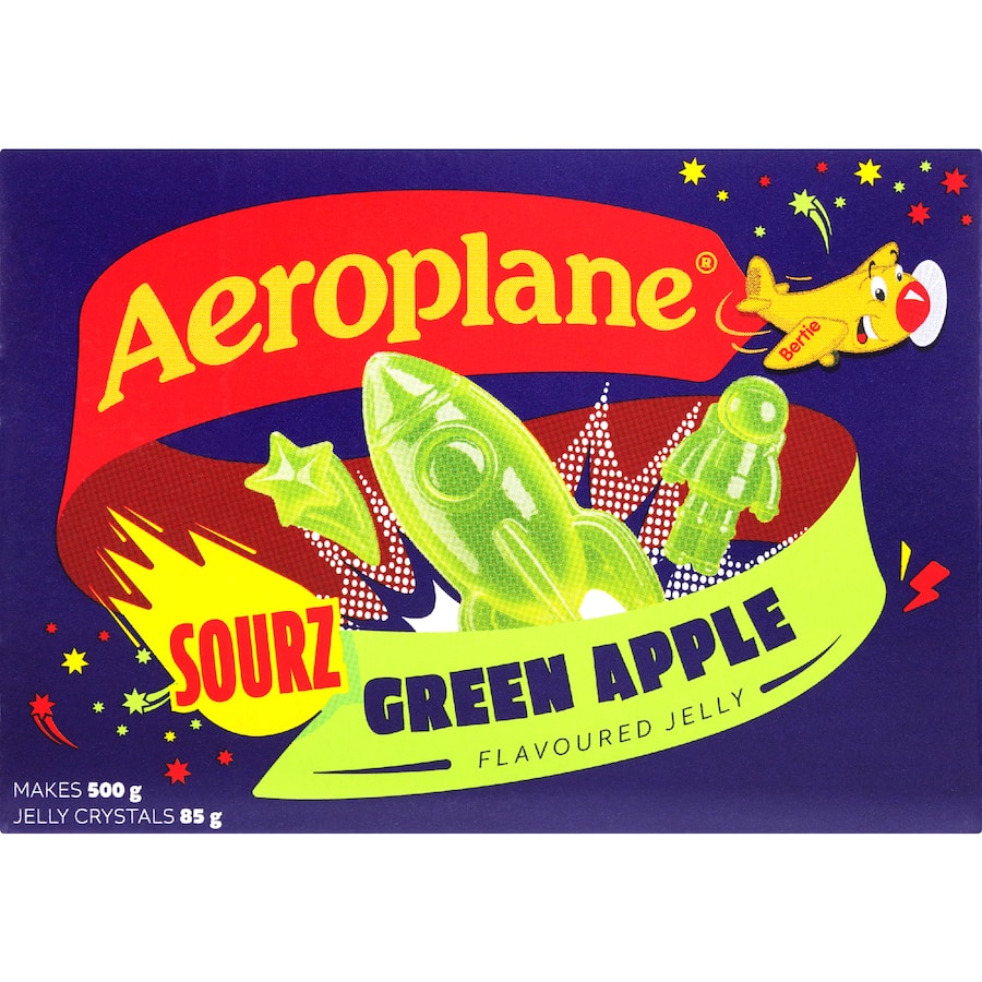 Aeroplane Sour Jelly Green Apple 85g