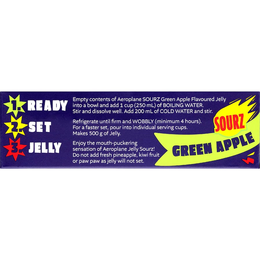 Aeroplane Sour Jelly Green Apple 85g