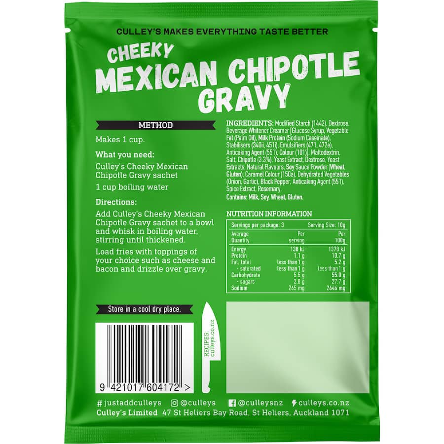 Culley's Kitchen Gravy Mexican Chipotle 25g