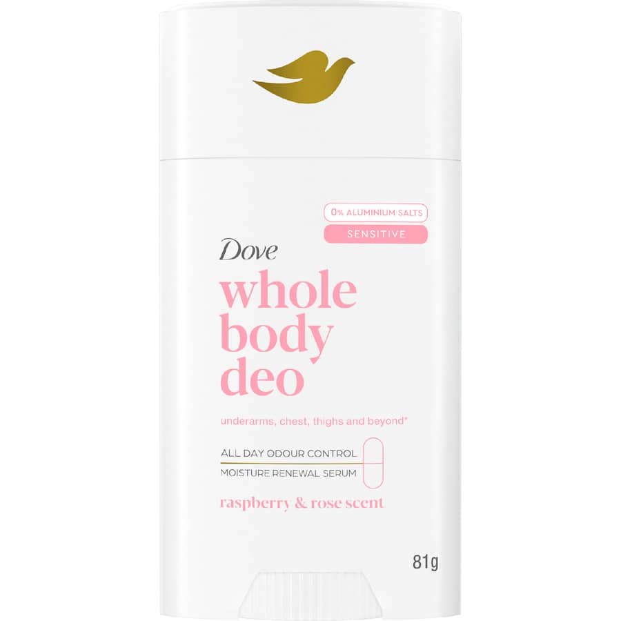 Dove Women All Over Deodorant Stick Raspberry Rose 81g