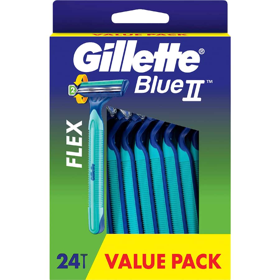 Gillette Blue Ii Razor 24 pack