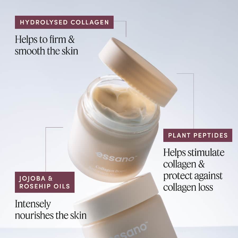 Essano Night Cream Collagen Boost 50mL