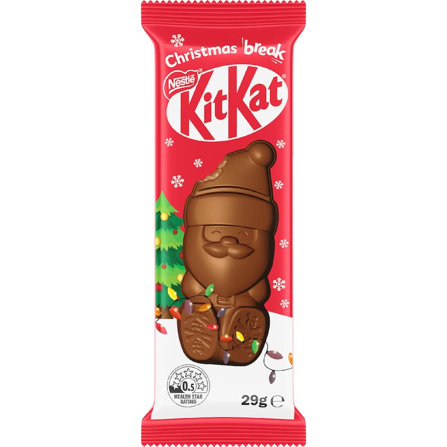 Kit Kat Chocolate Bar Santa - 29g